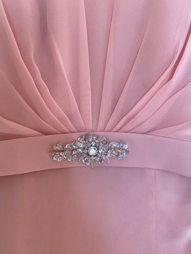 TRUE BRIDE blush pink bridesmaid dresses