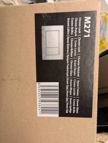flush plate ALCA M271 Chrome