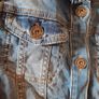 Girls denim jacket age 5-6 years Image 3