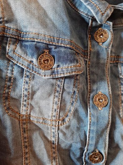Girls denim jacket age 5-6 years