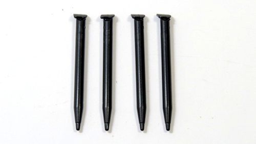 New Nintendo 2DS XL Stylus Touch Pens Sticks Black Pack of 4