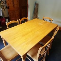 table and chairs