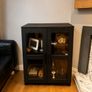 Black Glass Display Cabinet Image 3