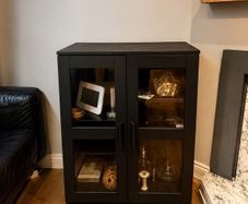 glass front cabinet