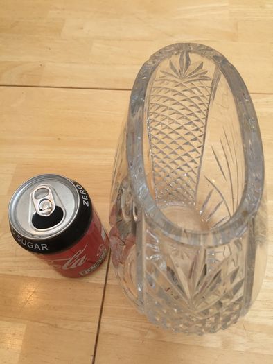Heavy Galway Crystal Vase