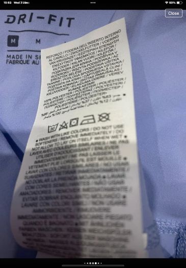 bottoms Nike dri-fit bottoms medium lilac with eyelet seam detail