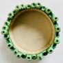 Vintage Green Bamboo Ceramic Serving Dish Decorative Leaf Plate Image 4