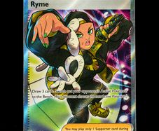Ryme 221/197 Trainer Full Art Special Illustration Ultra Rare Holo S&V Obsidian Flames Pokemon Card