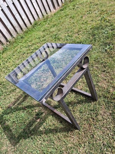 Glass iron tables