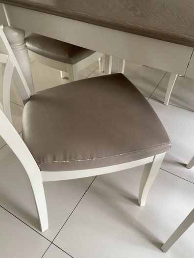 Dining table and chairs
