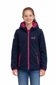 Girls Jack Wolfskin Hoodie Jacket: Size 152cm / approx 12yrs