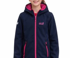 Girls Jack Wolfskin Hoodie Jacket: Size 152cm / approx 12yrs