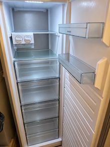 Kenwood Tall Upright Freezer Silver Excellent Condition