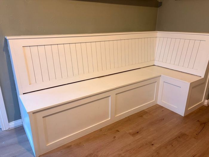 Corner Bench Seat with Storage