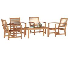 Garden Sofa Set Natural Solid teak wood