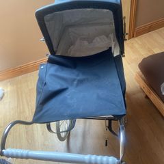 vintage silver cross pram