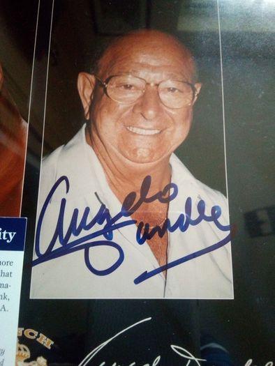 Angelo Dundee Signed Photo Ali's Trainer