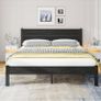 King Size Bed Frame with Wooden Headboard Image 9