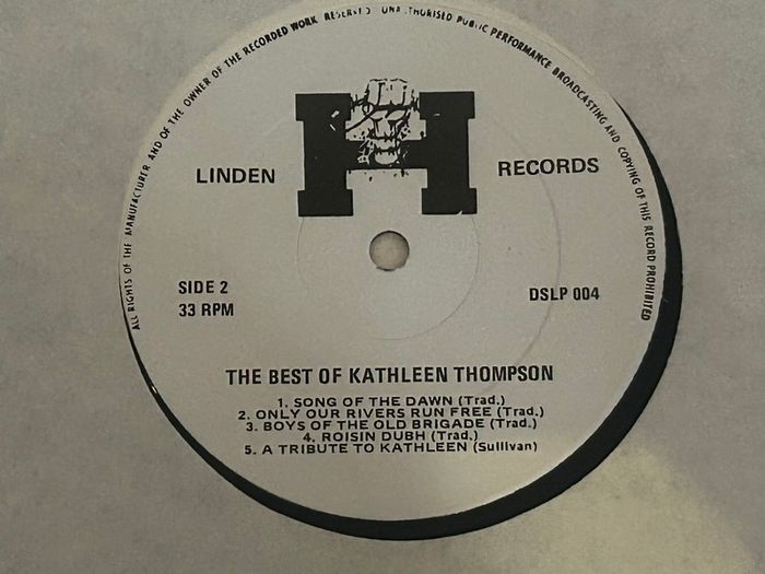 Kathleen Thompson Legion of the Rearguard vinyl