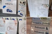 Wedding signs