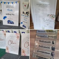 Wedding signs