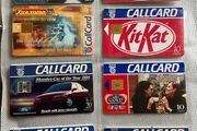 Diana Ross, Kit Kat , Xtra Vision, Barry's tea,  Gordon's gin call cards