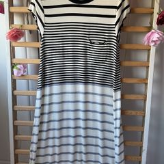 tshirt dress American eagle striped dress medium