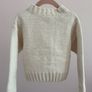 White cardigan with glitter 110 cm Image 2