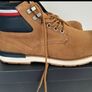 New Tommy Hilfiger tan Boots in box Image 6