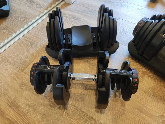 Adjustable weights 2x40kg (Pair) - hardly used, like new