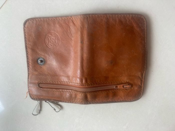 Vintage 70's leather Key Holder/Purse