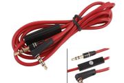High Quality Spare Replacement Cable With Control Talk Button Mic For Monster Cable, Dr. Dre Monster Studio, Solo Hd, Monster Pro Detox, Monster Beats