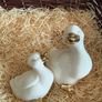 Vintage Pair of porcelain duck figurines. Image 2