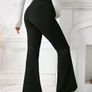 Maternity Flare Thermal Trousers Image 2