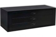 Metal Tool Chest 3 Drawers Black