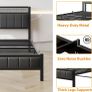 3ft Single Bed Frames with Storage Headboard Image 3