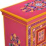 Sideboard Solid Mango Wood Pink Hand Painted Image 8