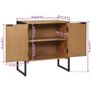 Sideboard Brown 70 x 35 x 75 cm Image 8