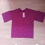Red & White Polkadot Blouse Image 4