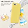 Liquid Silicone Case For iPhone 8 Plus / 7 Plus Luxury Thin Soft Phone Cover New Yellow - FHT08IP8PLK Image 4