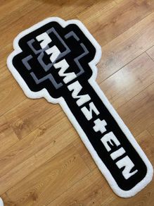 Rammstein handmade rug