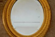 Antique giltwood mirror