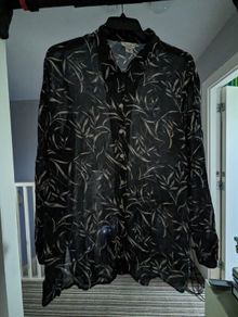 Vintage pure silk woman blouse