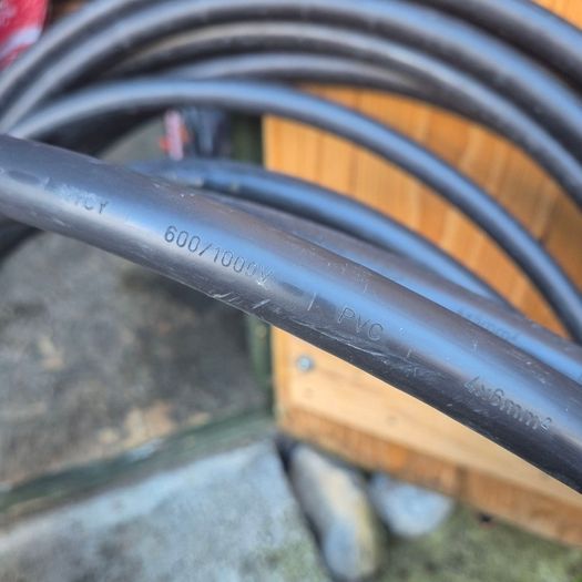 four core 6mm2 cable 34m
