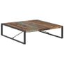 Coffee Table 140x140x40 cm Solid Reclaimed Wood Image 7