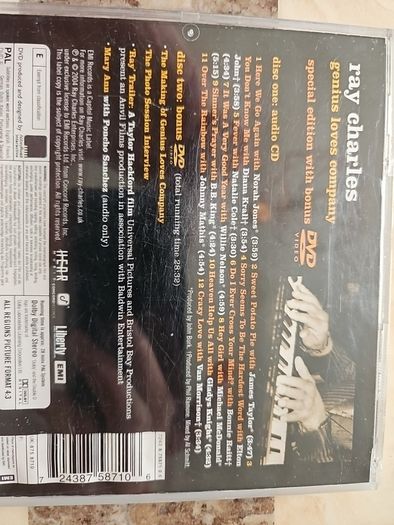 Ray Charles CD+DVD  - Genius Loves Company