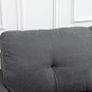 Scandi-style corner sofa, button-tufted, solid wood, linen-look Image 7