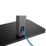 Floor TV Stand with Shelf for 37"-75" TVs - Fine Texture Black Image 5
