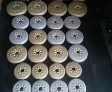 York 55kg Large Gym Weights Set - Collect