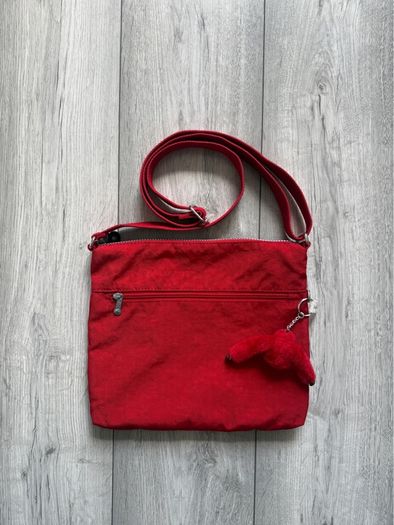 Kipling Arto Medium Crossbody Bag Red Rouge